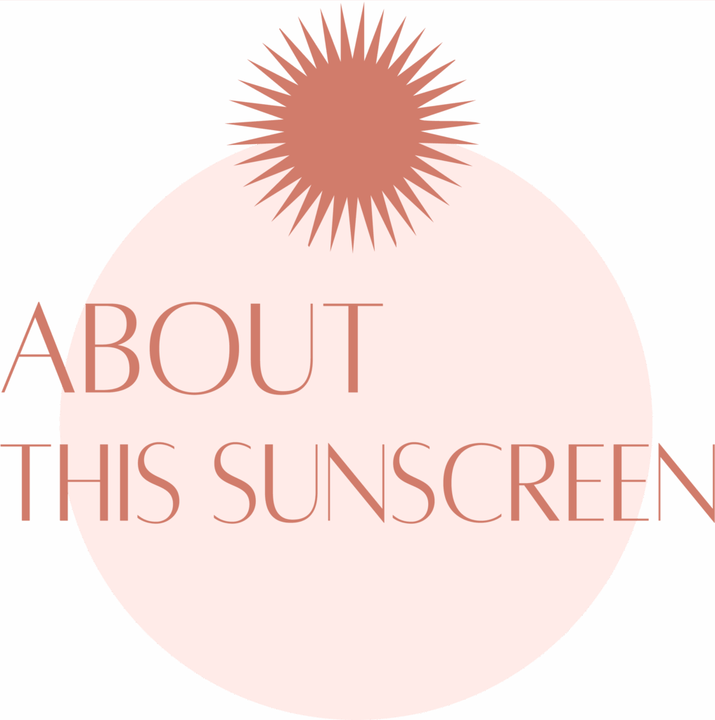 About this sunscreen